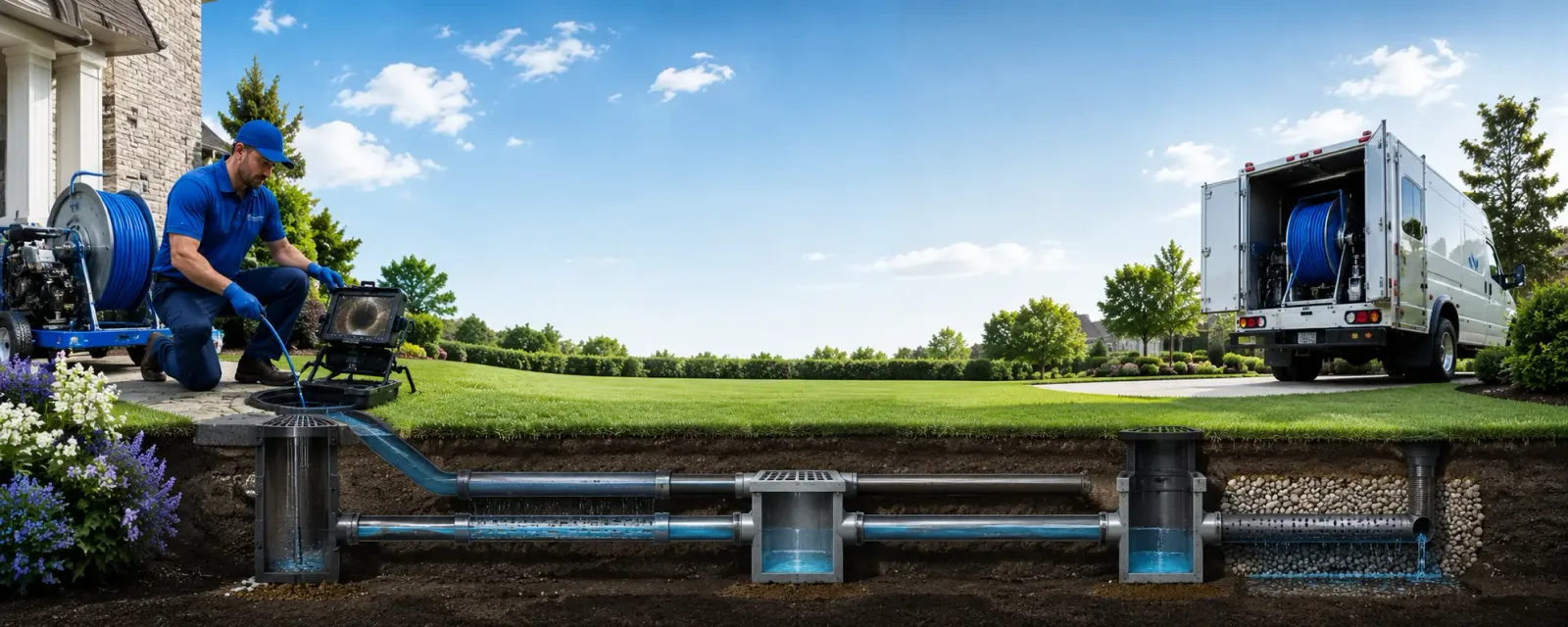 Outdoor drain cleaning information for Wolverine, MI