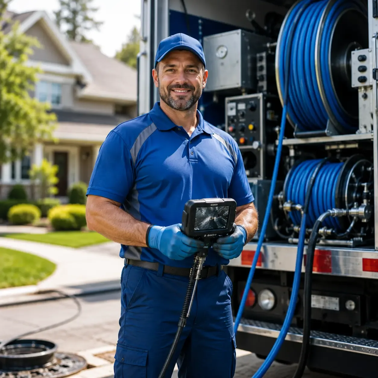 Local outdoor drain cleaning specialists in Wolverine, MI